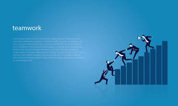Birlikte başarıya ulaşmak için iş ekip çalışması
