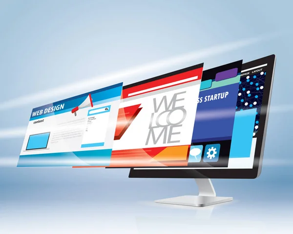 Internet Web tasarım konsepti