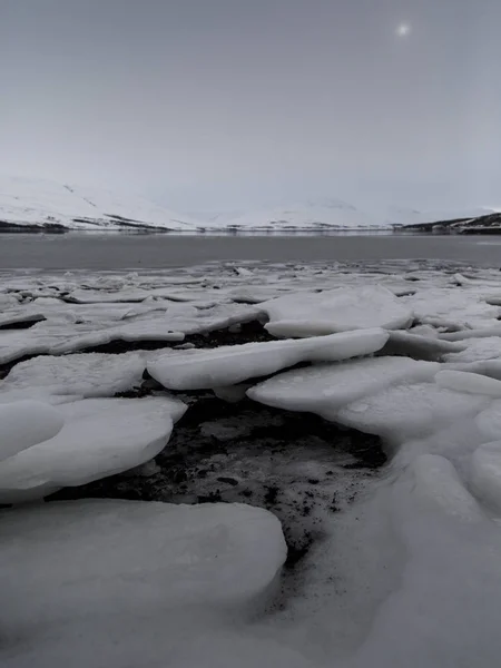 Paisaje islandés. Akureyri. . — Foto de Stock