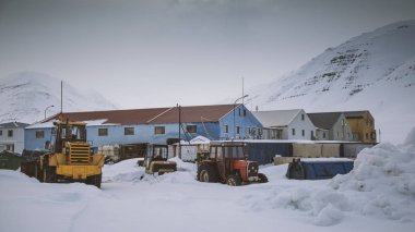 Balıkçı köyü. Olafsfjordur.