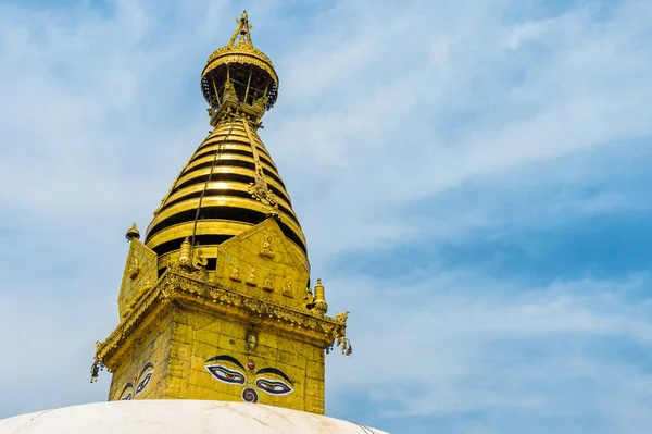 Buda Swayambhunath Stupa gözünde bilgelik