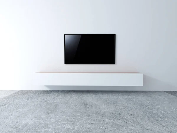 Tv ile 3D render iç