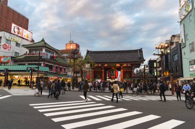 Tokyo, Japonya tapınakta yalnızca içerik kullanımı