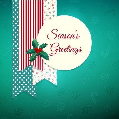 Holly ile tebrik mevsim