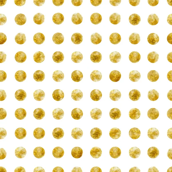 Geometriska sömlösa mönster av gyllene paljetter Stockillustration