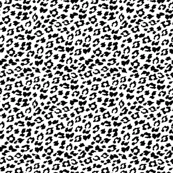 Leopard Seamless Bakgrund. Vektorillustration. — Stock vektor