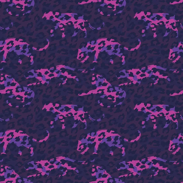 Soyut hayvan siluetleriyle kusursuz egzotik desenler.