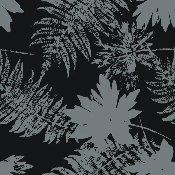 Soyut sonbahar yaprakları ile Seamless Modeli.