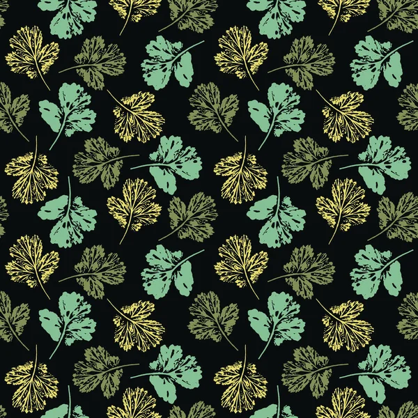 Soyut sonbahar yaprakları ile Seamless Modeli.