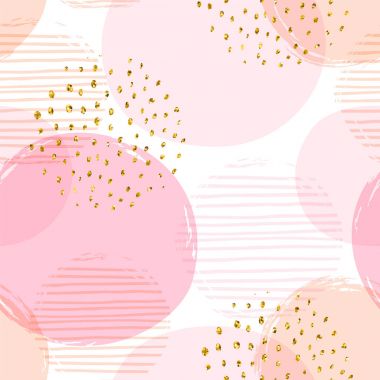 Çemberli soyut geometrik dikişsiz desen.