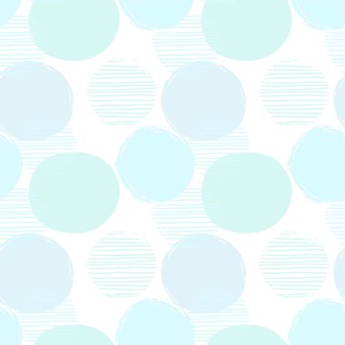 Çemberli soyut geometrik dikişsiz desen.