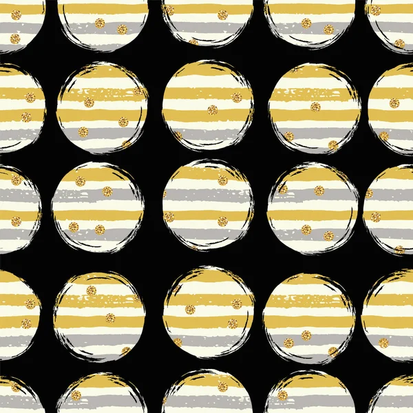 Çemberli soyut geometrik dikişsiz desen.