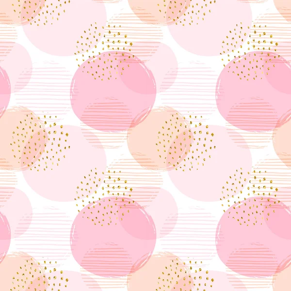 Çemberli soyut geometrik dikişsiz desen.