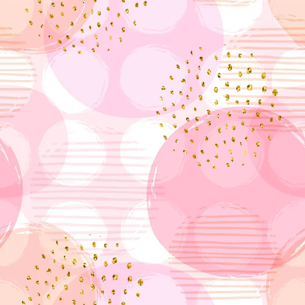 Çemberli soyut geometrik dikişsiz desen.