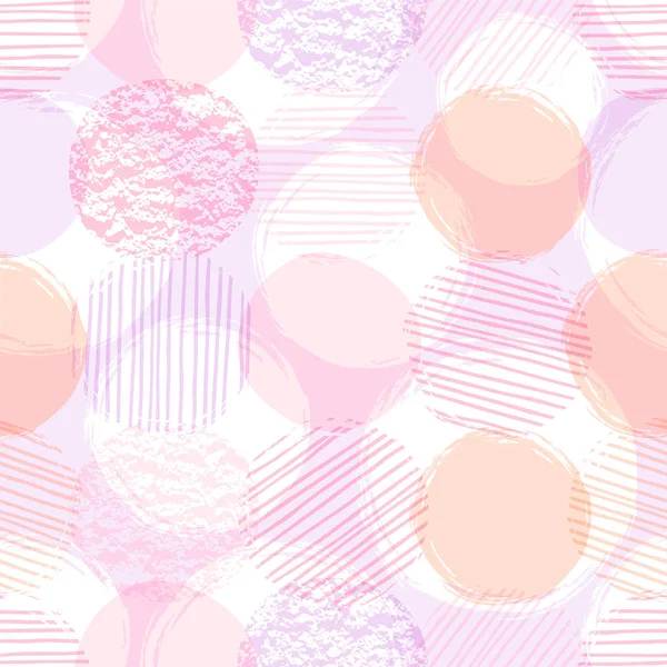 Çemberli soyut geometrik dikişsiz desen.