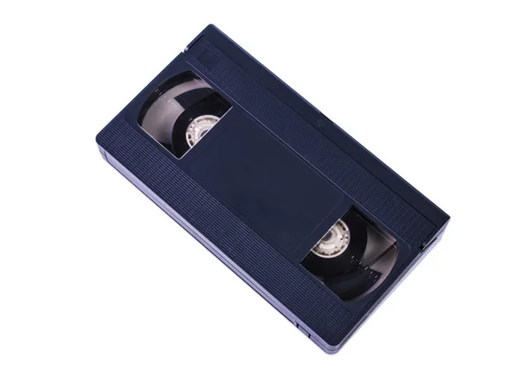 Kasety wideo na białym tle. Kaseta Video Vhs — Zdjęcie stockowe