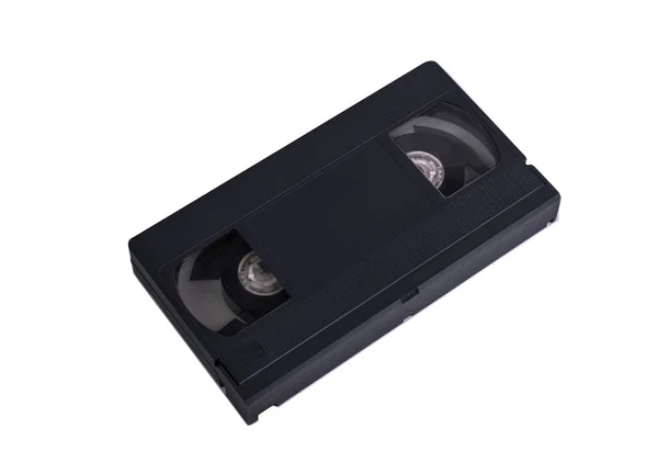 Kasety wideo na białym tle. Kaseta Video Vhs — Zdjęcie stockowe