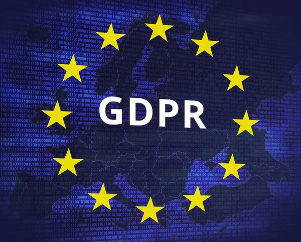 GDPR - Общая защита данных — стоковое фото