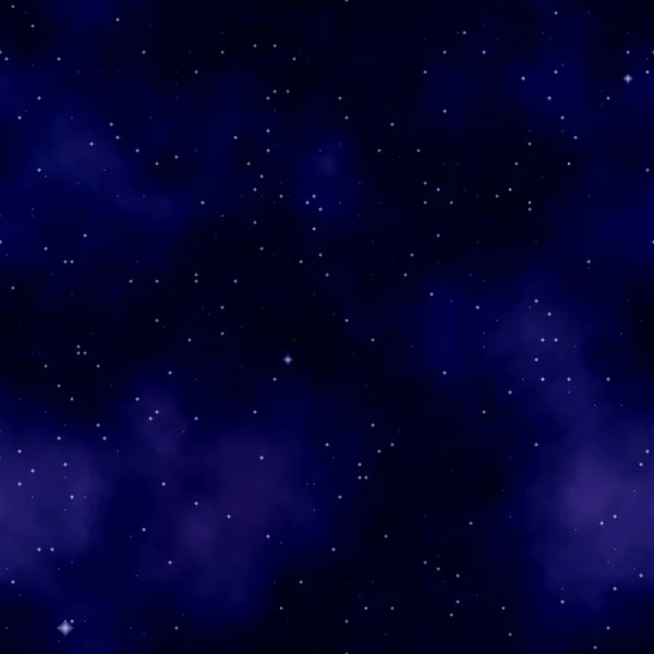 シームレスな星空の背景パターン 山の威厳 真夜中青 — ストック写真