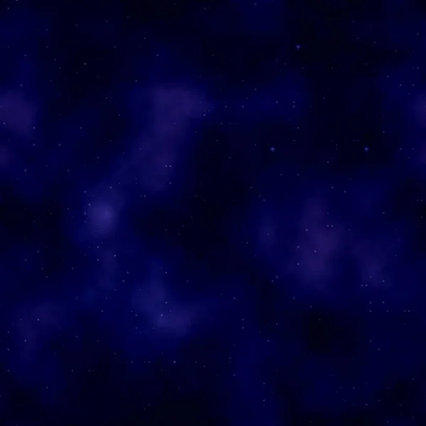 星のテクスチャのシームレスなフィールドを持つ背景 真夜中青 — ストック写真