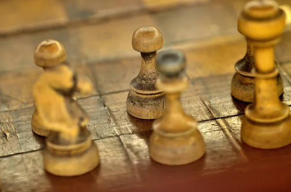 Altes historisches Schach aus dem Ersten Weltkrieg — Stockfoto