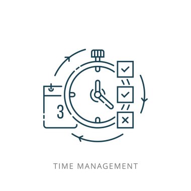 Zaman yönetimi kavramı planlama, organizasyon, çalışma zamanı.