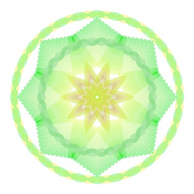 Guillochlu öğeleri kümesi