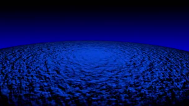 Wateroppervlak met golven, planeet water achtergrond — Stockvideo