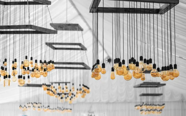 Güzel retro lüks iç ampul aydınlatma lambası dekor