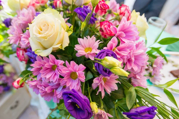 Bouqet Flores Colores — Foto de Stock