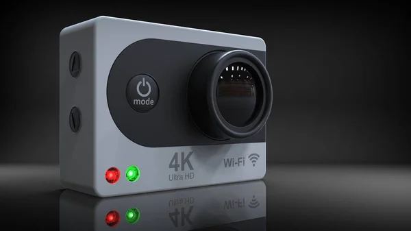 bir video kamera 3D render
