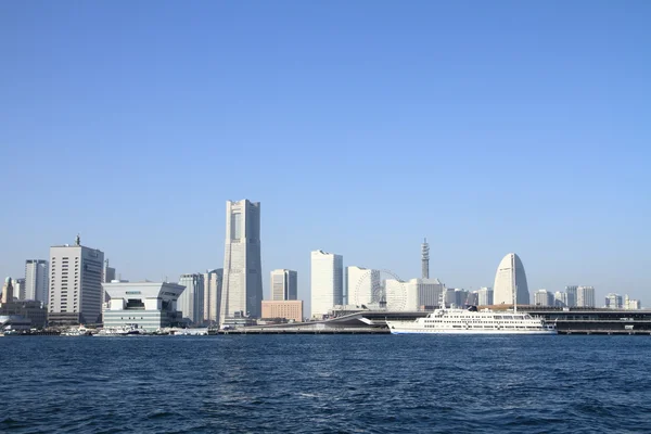 Yokohama Minatomirai 21 i Kanagawa, Japan — Stockfoto