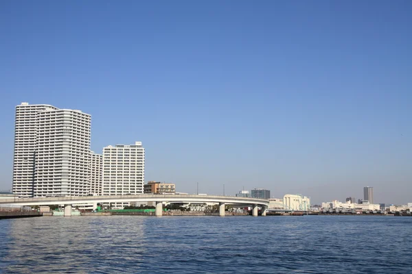 High-rise condominium in Cotton harbor area, Yokohama, Japan — Stock Photo, Image