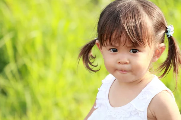 ยิ้ม สาวญี่ปุ่น (1 ปี ) — ภาพถ่ายสต็อก