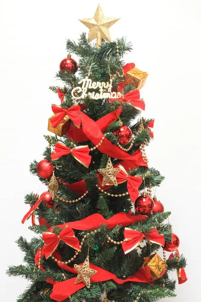 Χριστουγεννιάτικο δέντρο decolated — Φωτογραφία Αρχείου