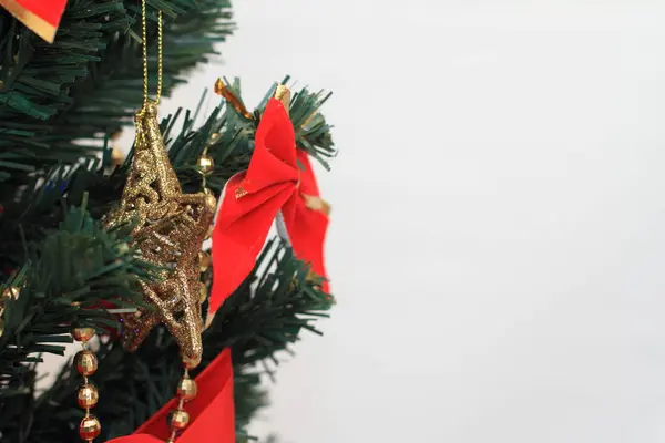 Decolated Christmas tree — Stock Photo, Image