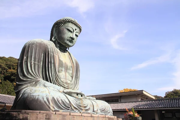 Der große buddha in kamakura, japan — Stockfoto