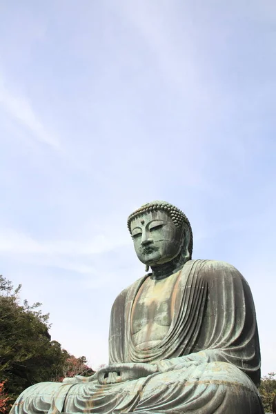 Το μεγάλο Βούδα στην Καμακούρα, Ιαπωνία — Φωτογραφία Αρχείου