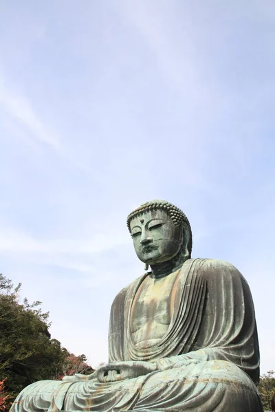 Kamakura, Japonya'da büyük Buda — Stok fotoğraf