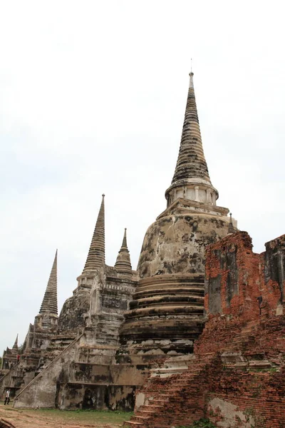 Wat phra si sanphet in ayutthaya, Thailand — Stockfoto