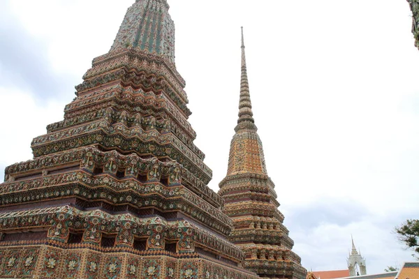 Wat Pho (Templo do Buda Reclinado) em Bangkok, Tailândia — Fotografia de Stock