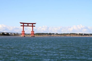 Hamamatsu, Shizuoka, Japonya gölde Hamanako kapıya yakın