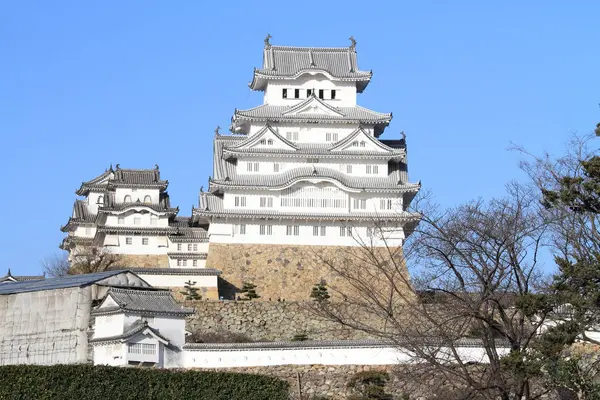 Castillo de Himeji en Himeji, Hyogo, Japón — Foto de Stock