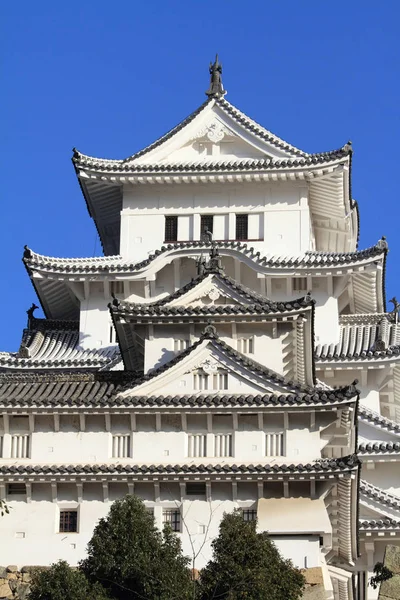 Castelo do Himeji em Himeji, Hyogo, Japão — Fotografia de Stock