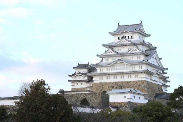 Castelo do Himeji em Himeji, Hyogo, Japão — Fotografia de Stock