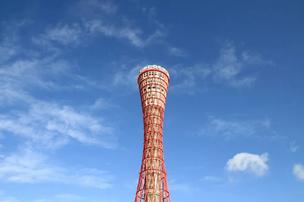 Torre de porto de Kobe em Kobe, Hyogo, Japão — Fotografia de Stock