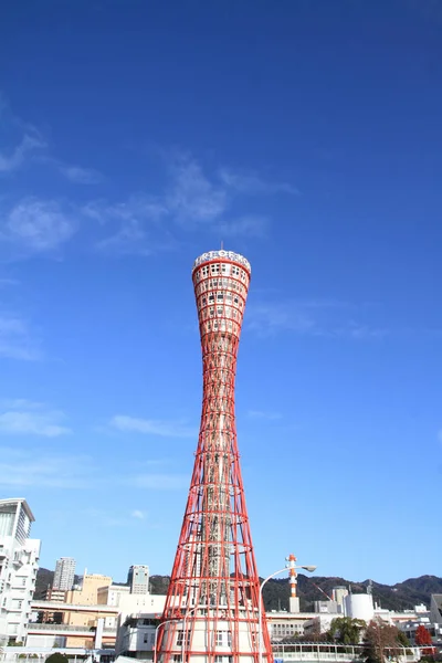 Kobe port tower i Kobe, Hyogo, Japan — Stockfoto