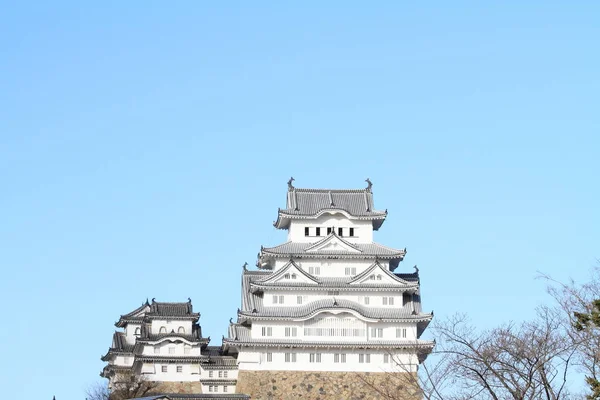 Castillo de Himeji en Himeji, Hyogo, Japón — Foto de Stock