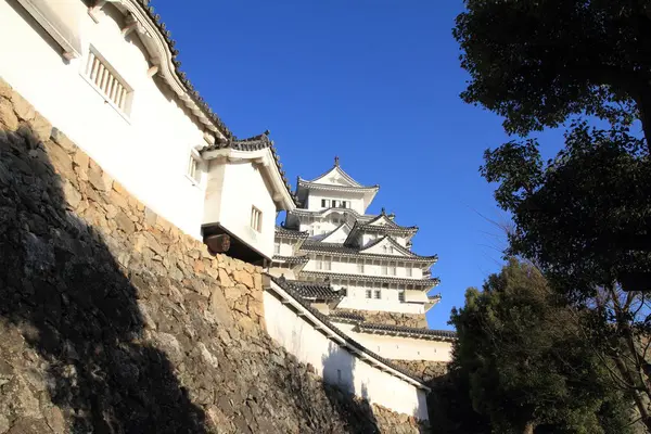 Castillo de Himeji en Himeji, Hyogo, Japón — Foto de Stock