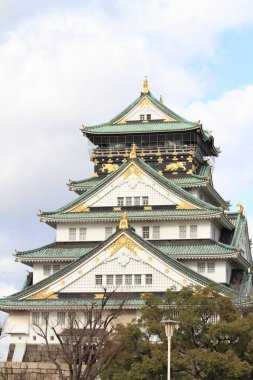 Kale kule Osaka Kalesi Japonya'nın Osaka
